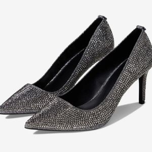 Michael Kors Alina Flex Pumps.Size 9 3 in" heel..Anthracite. like new